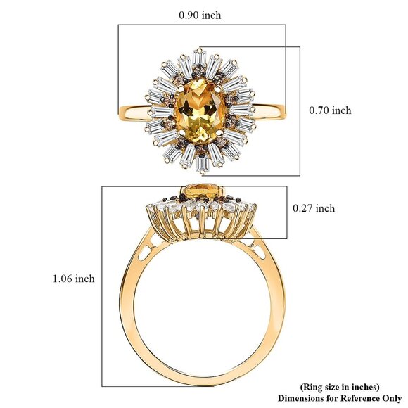 Ring Size 9.0 AAA Brazilian Heliodor 2.35ctw in 18K Gold over Sterling Silver - Picture 7 of 7